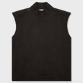 Women's Mock Vest - Off Black