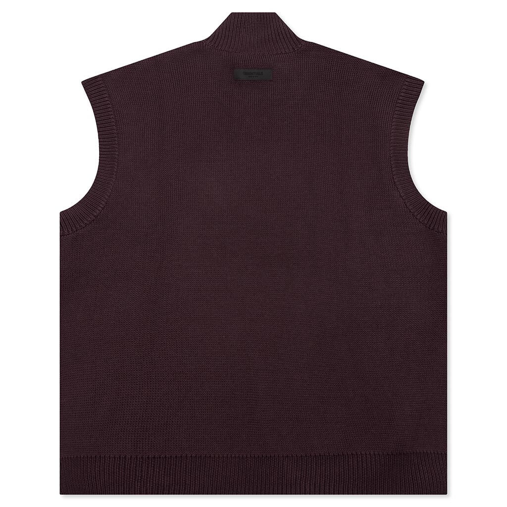 Women's Mock Vest - Plum