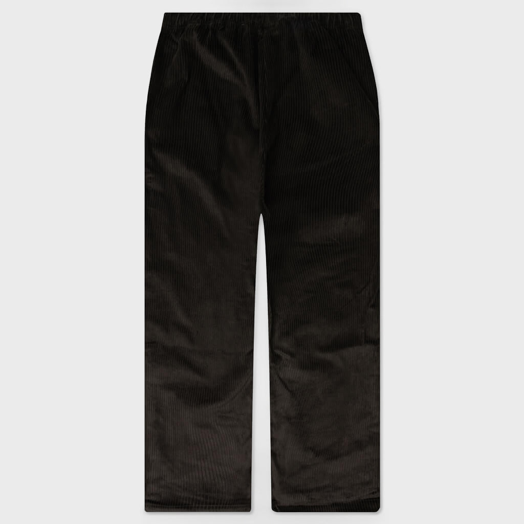 Women's Relaxed Corduroy Trouser - Off Black