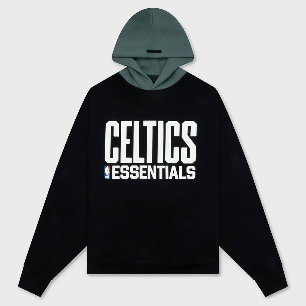 Celtics Sport Hoodie - Black/Balsam Green