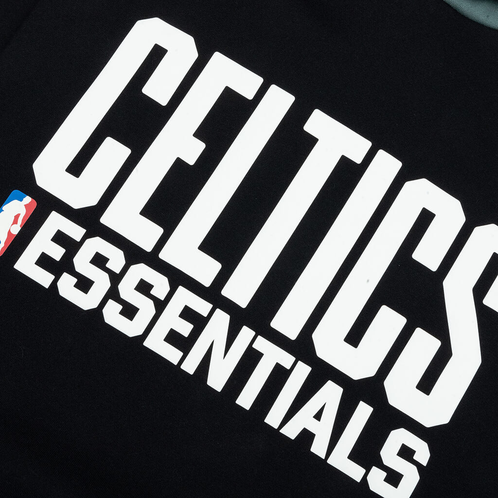Celtics Sport Hoodie - Black/Balsam Green
