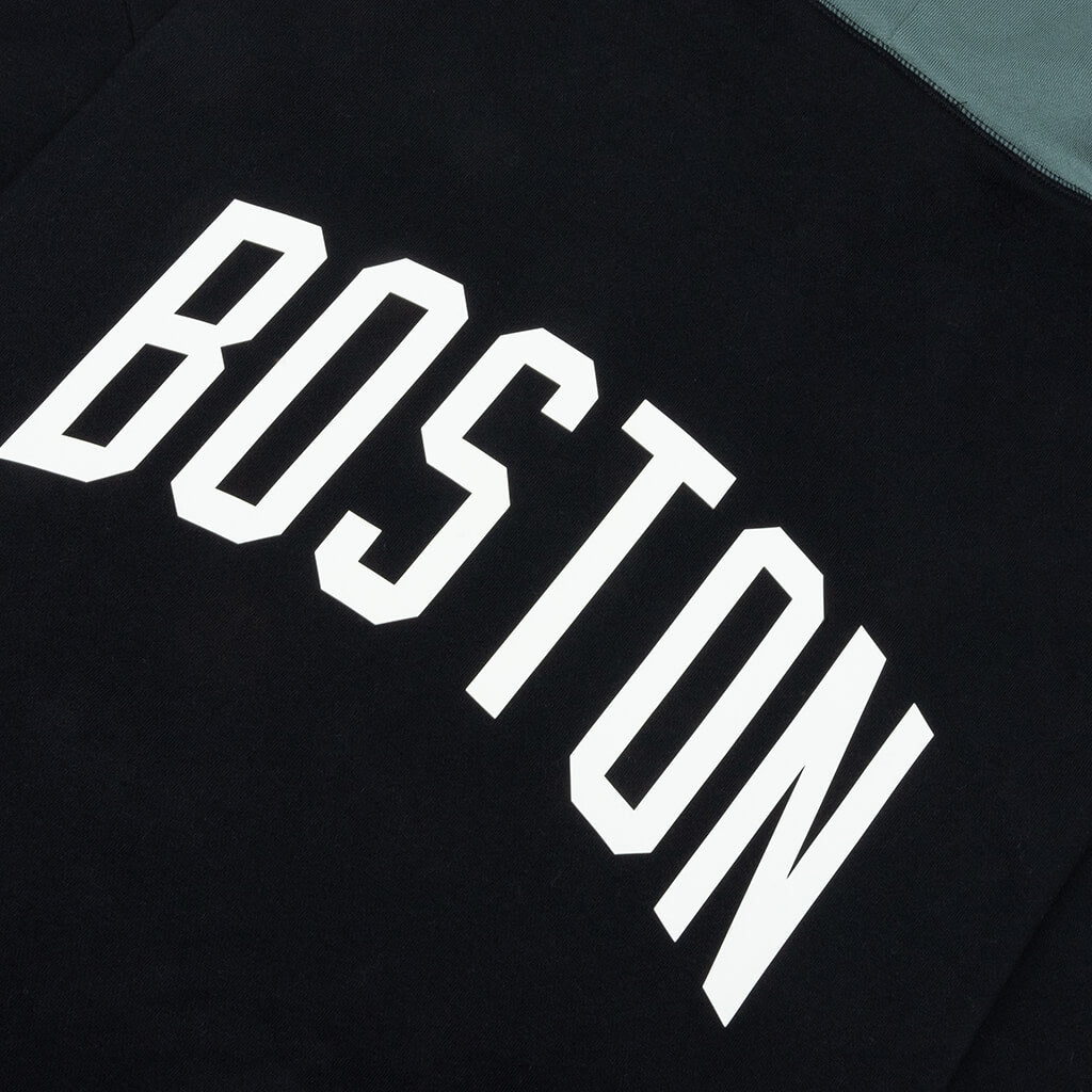 Celtics Sport Hoodie - Black/Balsam Green