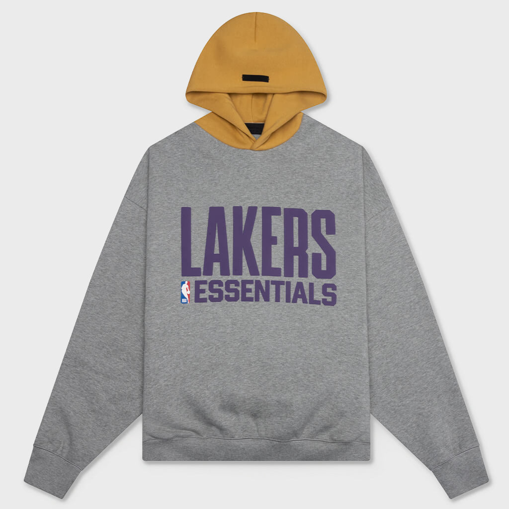 Lakers Sport Hoodie - Concrete Heather/Canyon