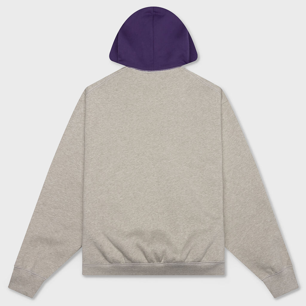 Women's Sparks Classic Hoodie - Heather Stone/Purple Reign