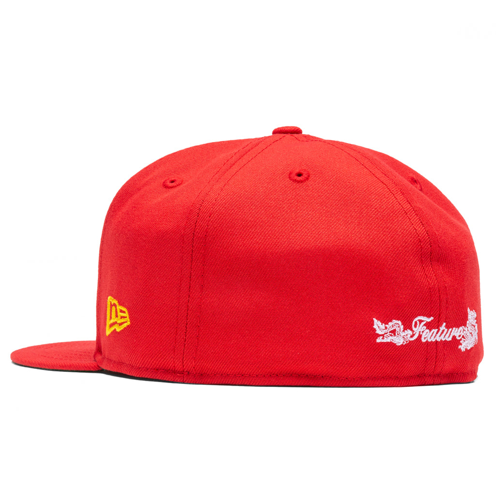 Chinatown Chapter Fitted Cap - Red