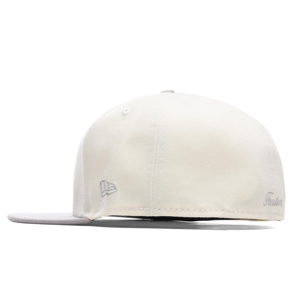 OE Fitted Cap - Off-White/Grey