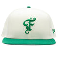 OE Fitted Cap - Off-White/Kelly Green