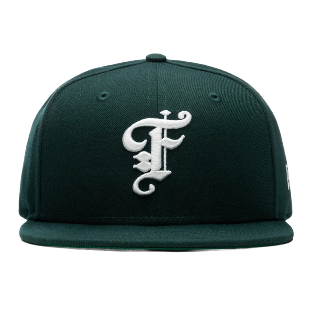 OE Fitted Cap - Seaweed/Off-White