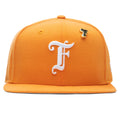 Old English F Snapback Hat w/ Pin - Regular Gold