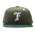 Old English F Snapback - New Olive/Cilantro