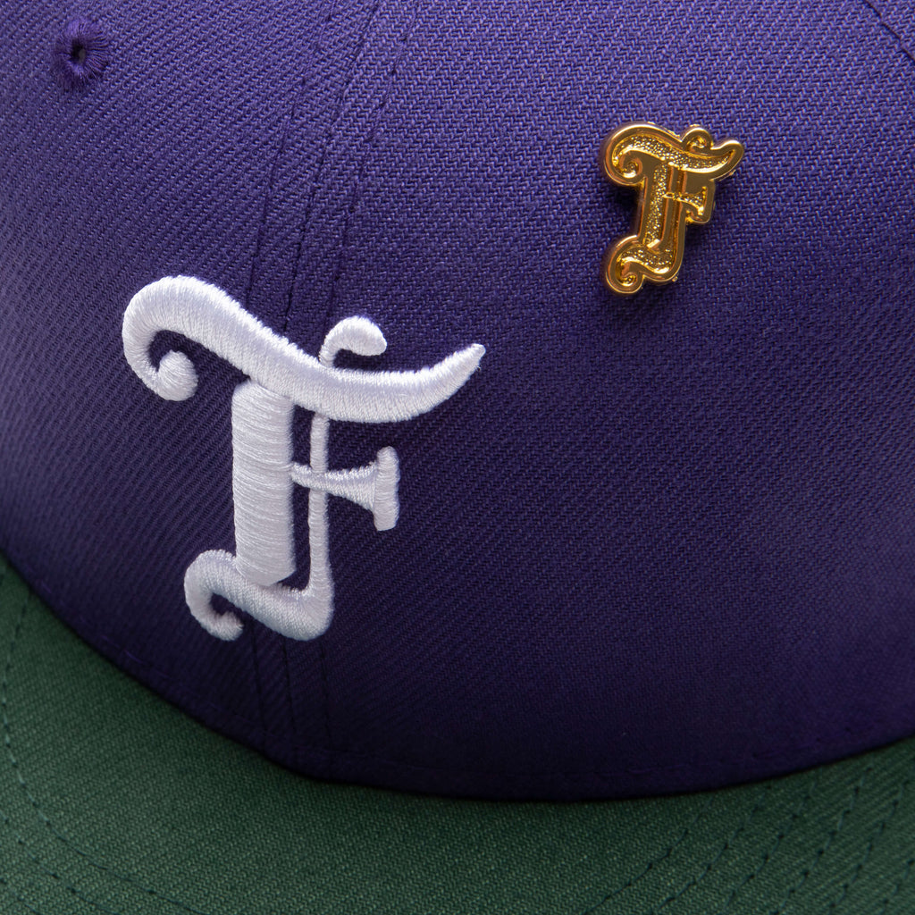 Old English F Snapback - New Orchid/Cilantro