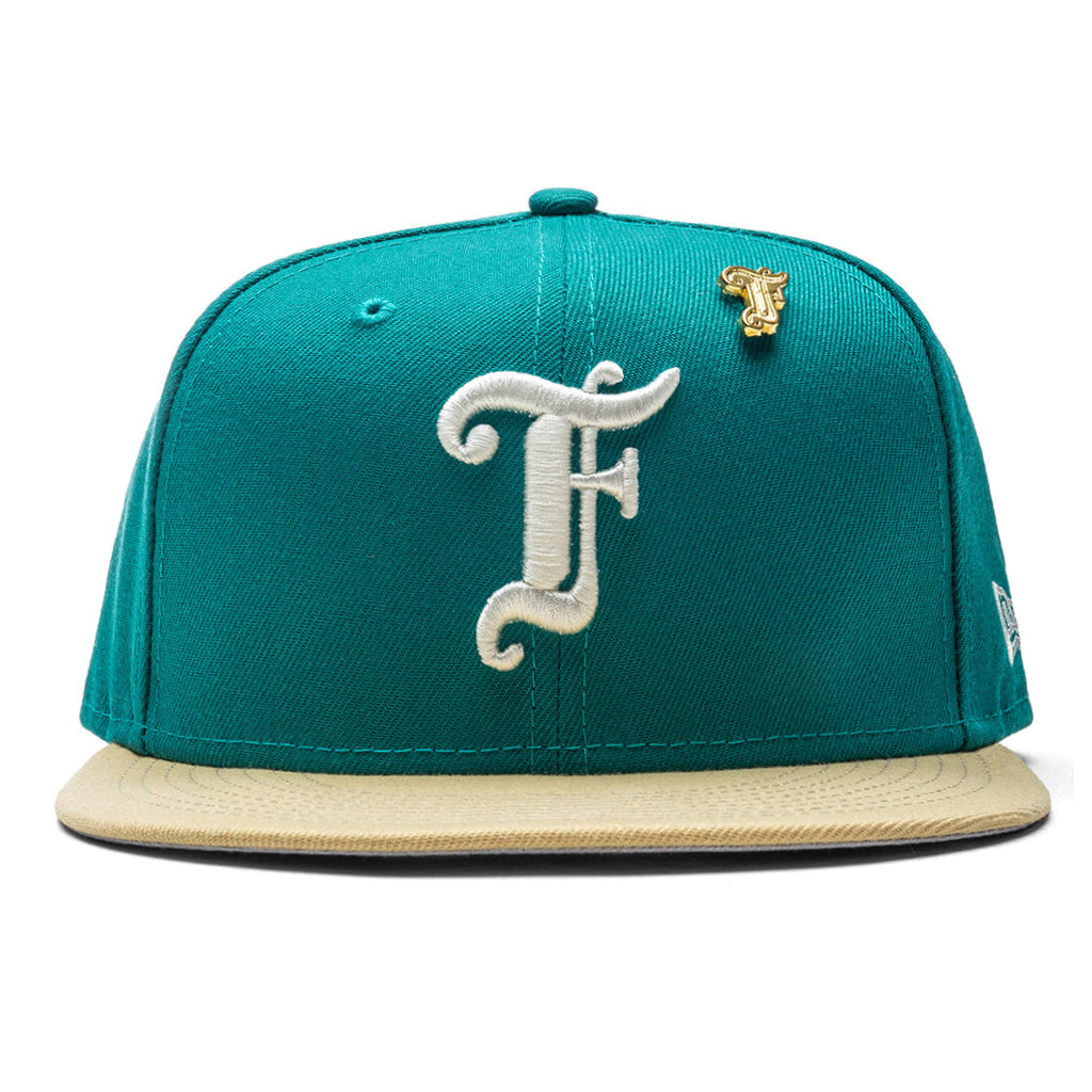 Old English F Snapback - Northwest Green/Vegas Gold