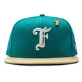 Old English F Snapback - Northwest Green/Vegas Gold