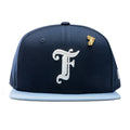 Old English F Snapback - Oceanside/Birdseye