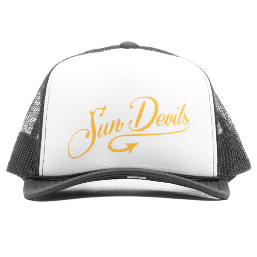 SD Script Trucker - Black/White
