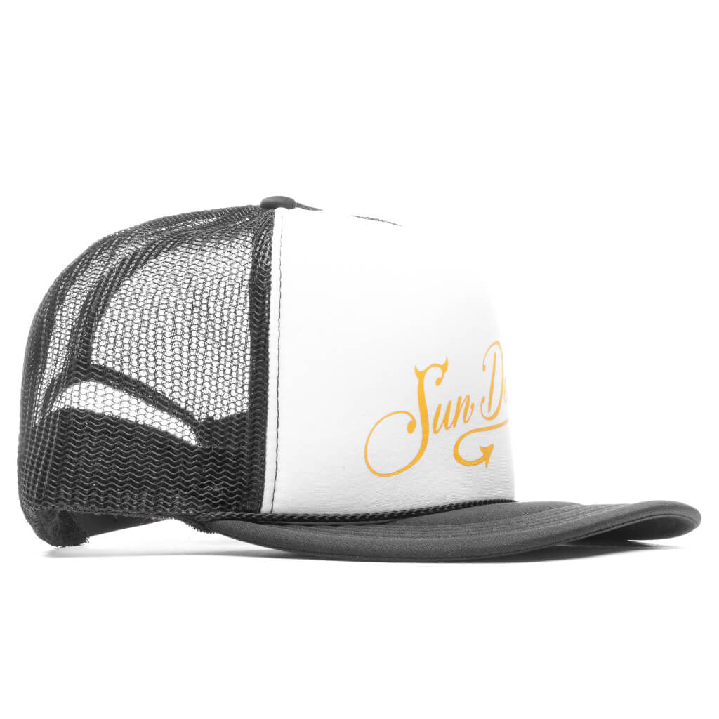 SD Script Trucker - Black/White