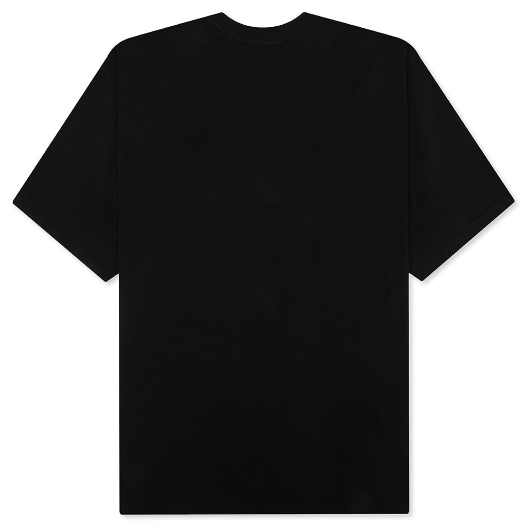College Relaxed Fit Tee - Black