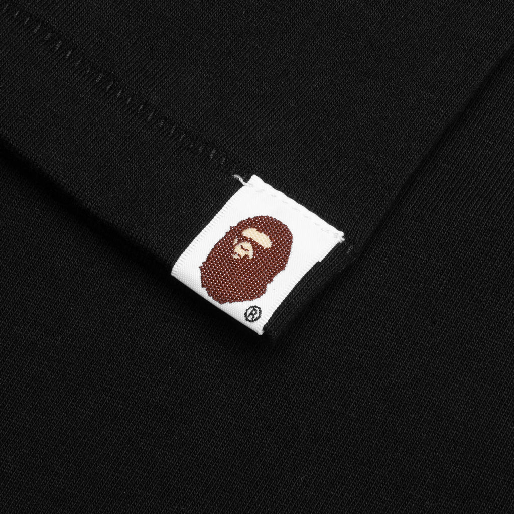College Relaxed Fit Tee - Black
