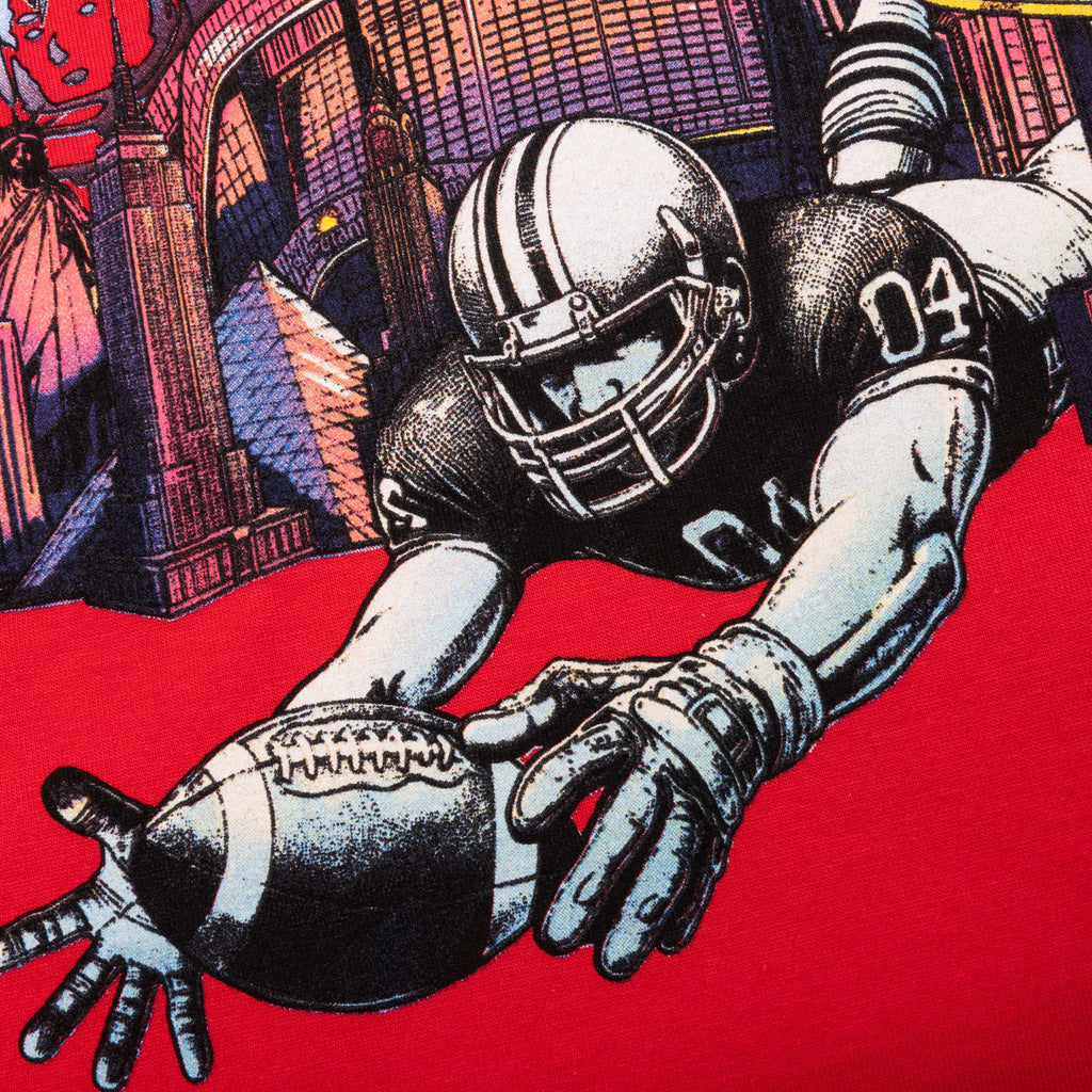 Touchdown Short Sleeve Tee - Tomato Red