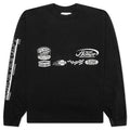Fastest Rides L/S Tee - Faded Black