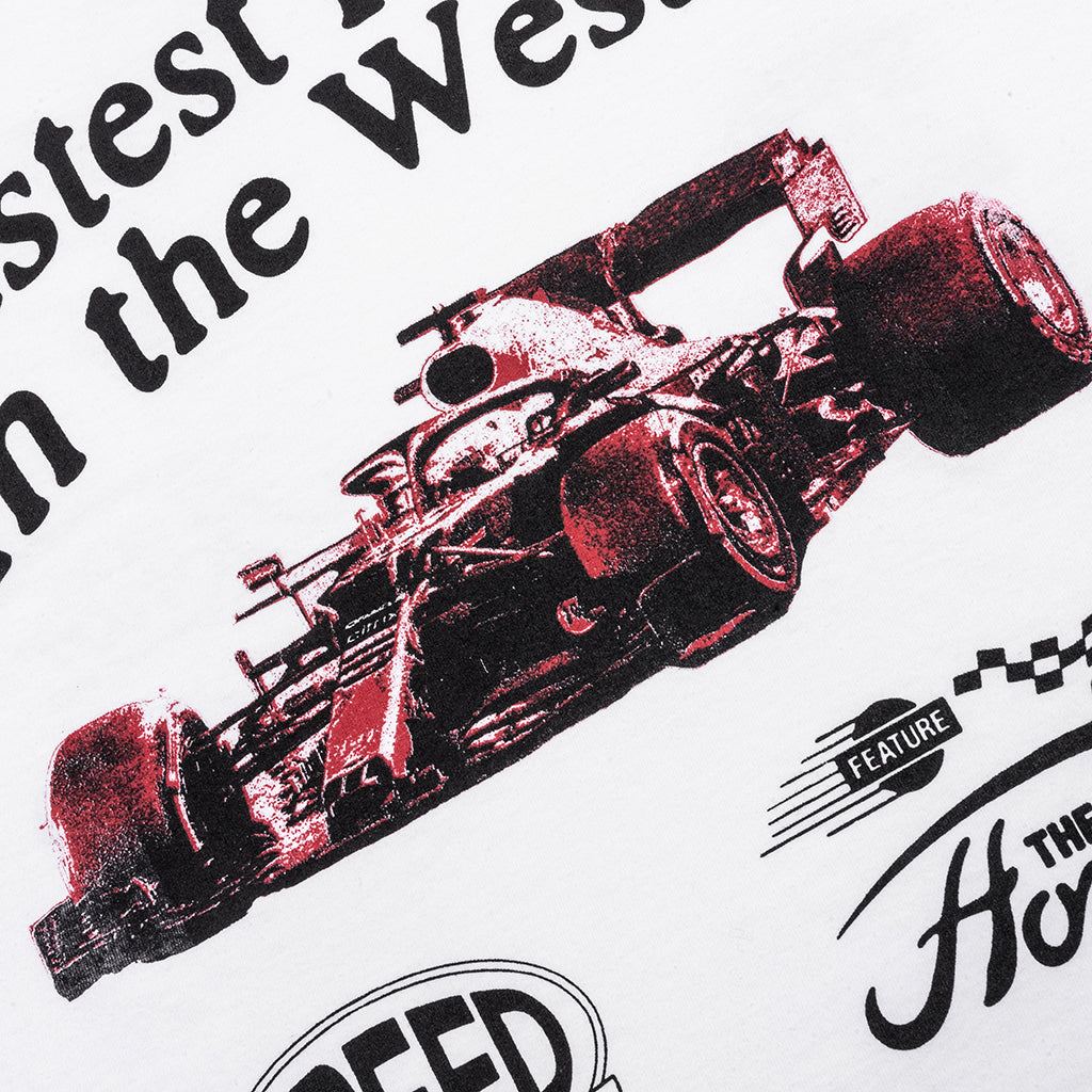 Fastest Rides L/S Tee - White