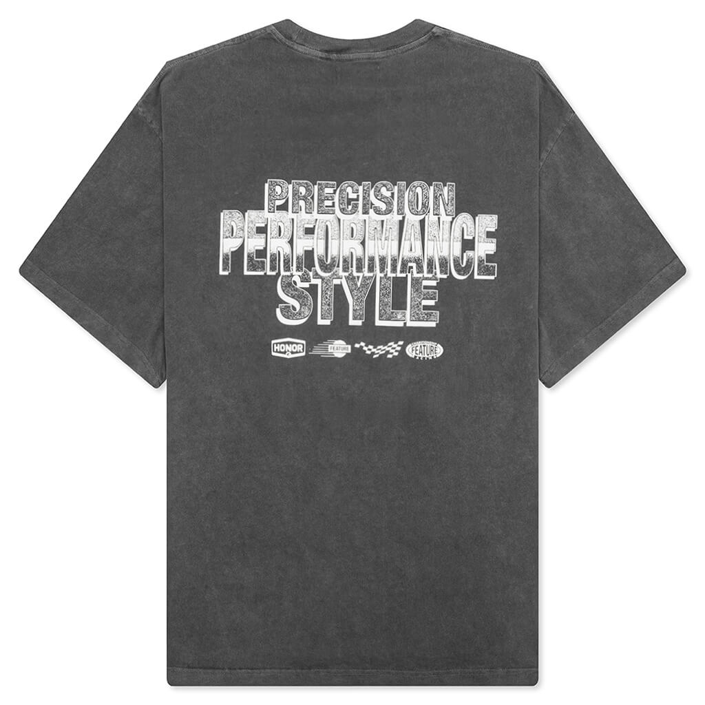 Precision Graphic Tee - Faded Black