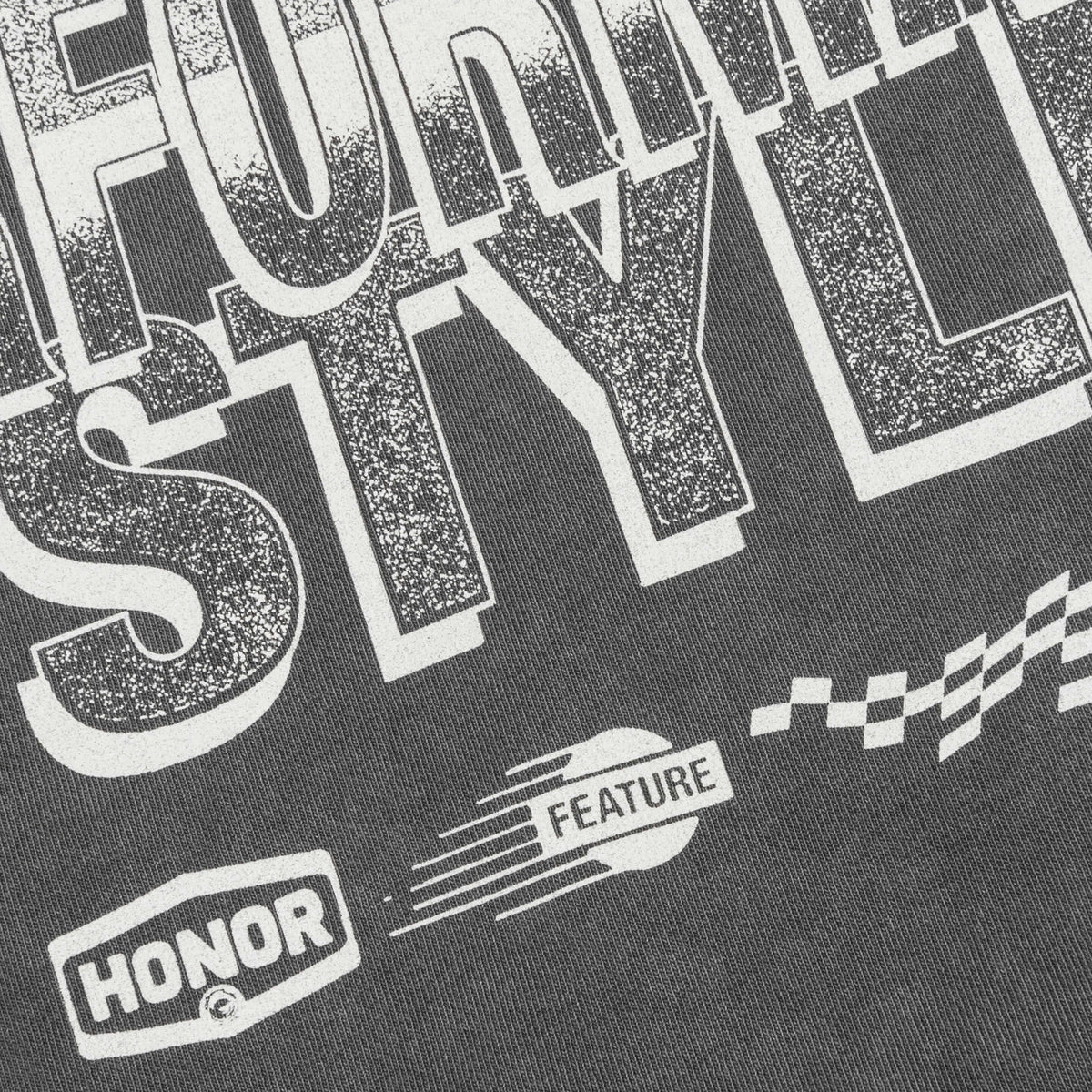 Precision Graphic Tee - Faded Black