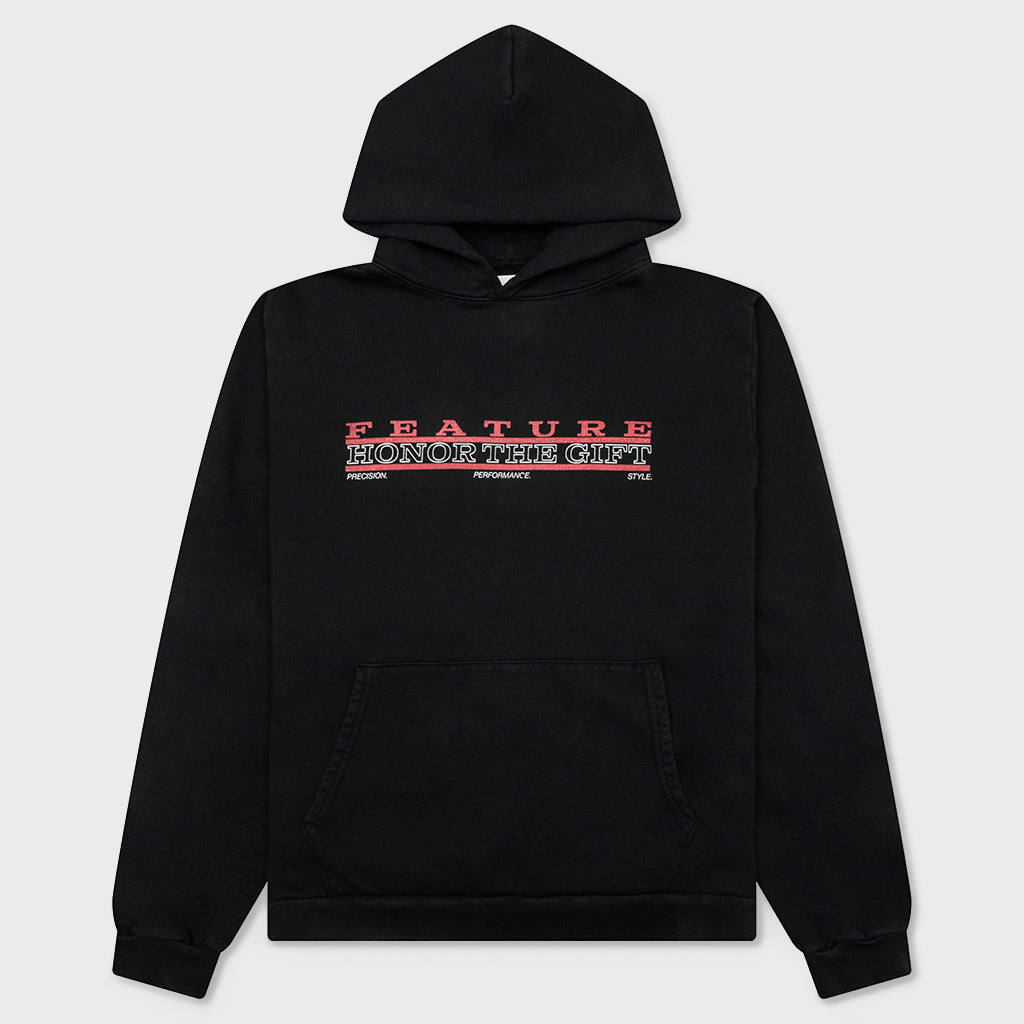 Racing Club Hoodie - Faded Black