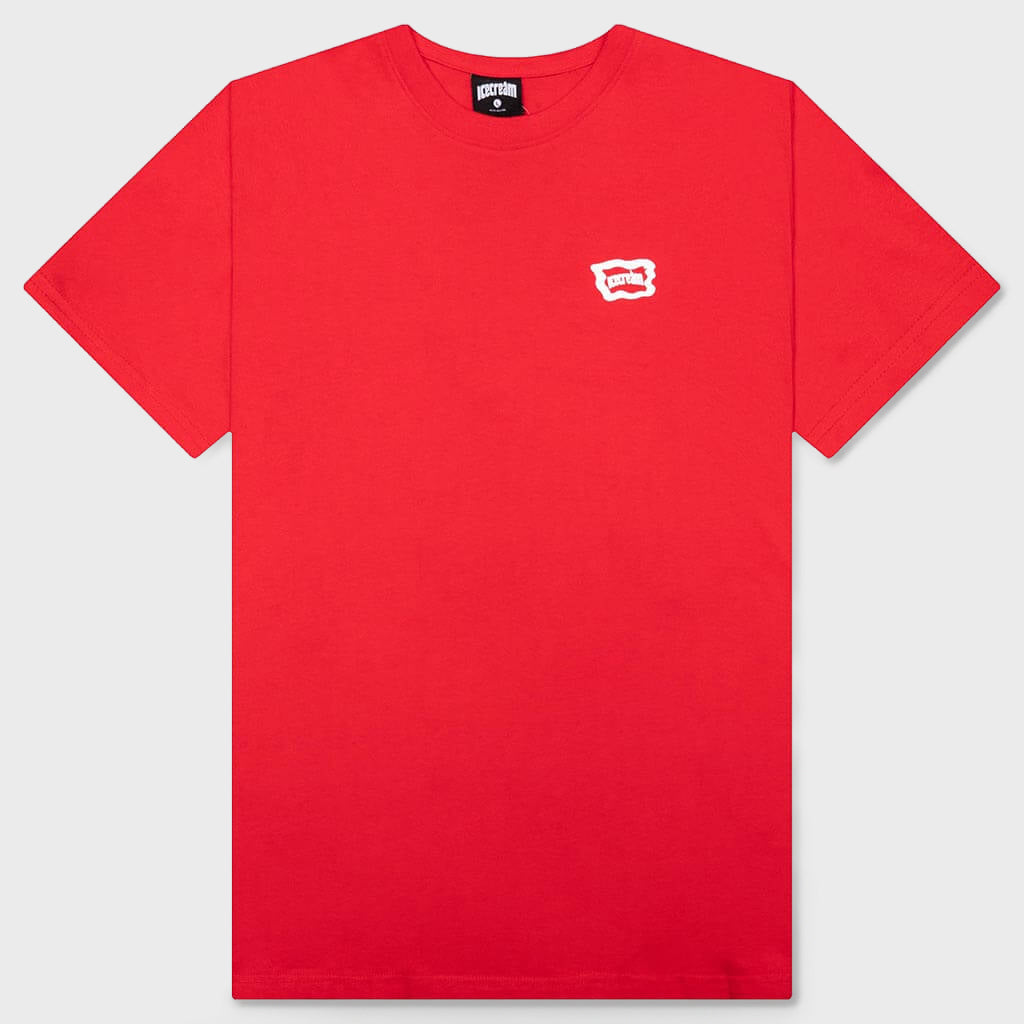 Rings Short Sleeve Tee - Tomato Red