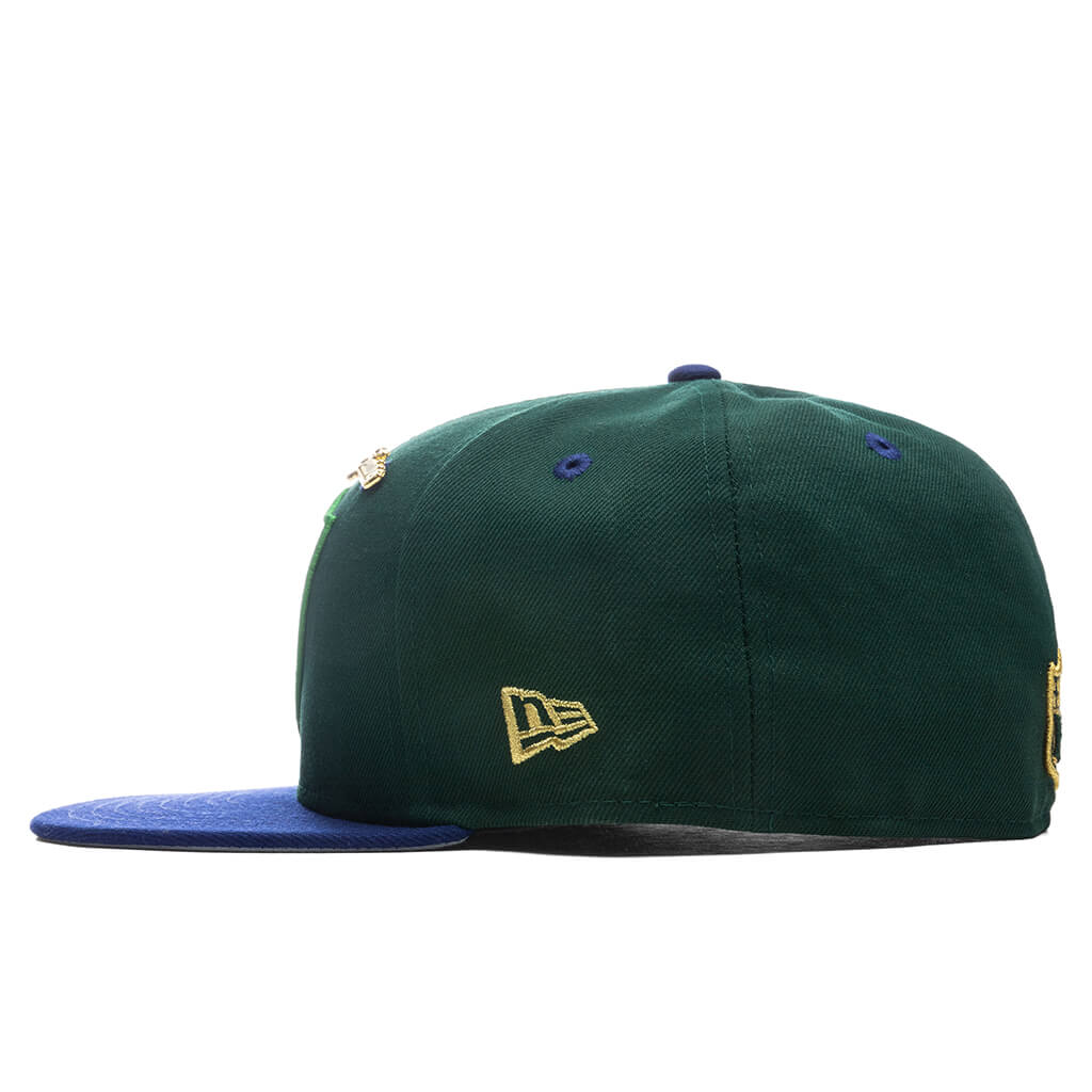 "Timepiece" Las Vegas Raiders Fitted - Green/Royal