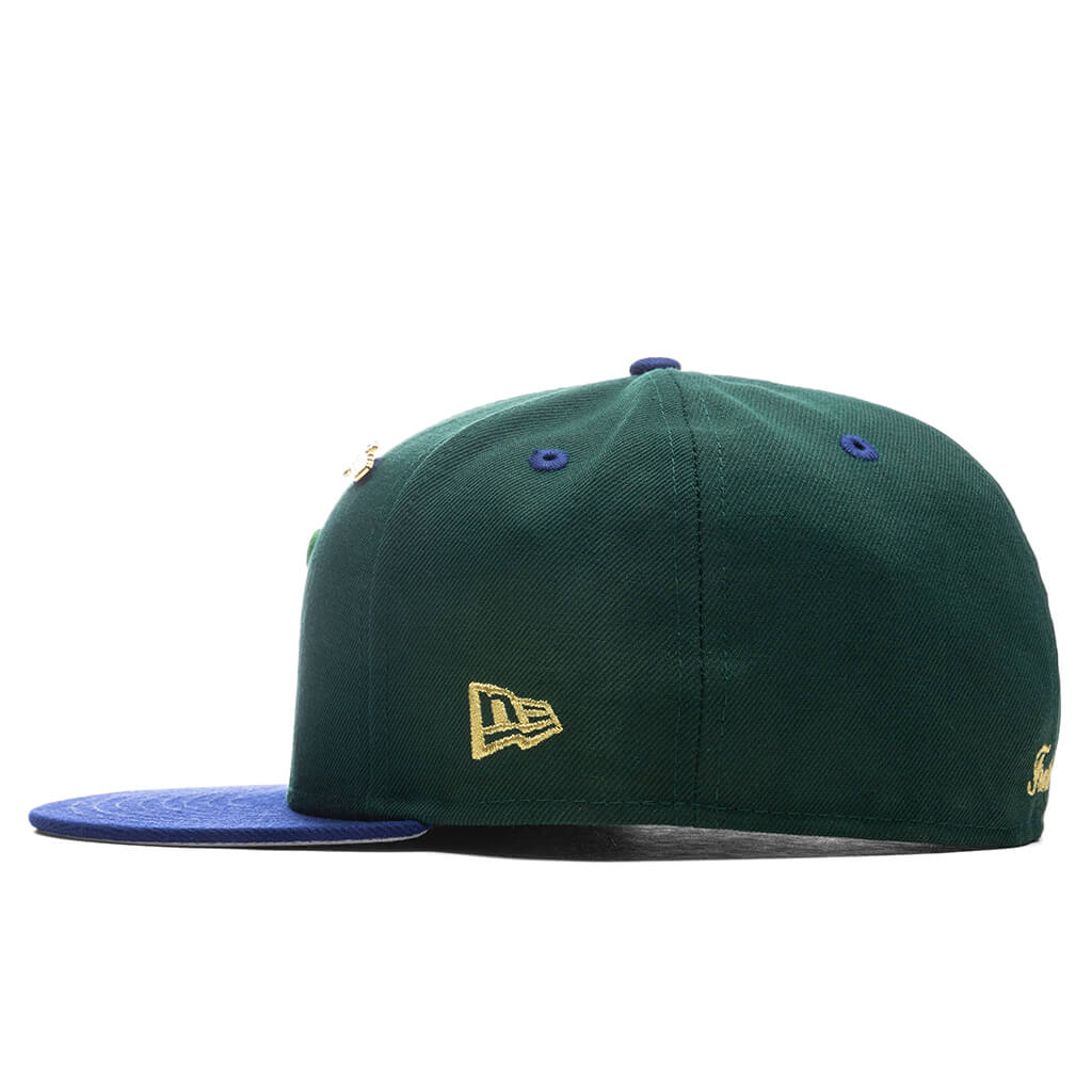 "Timepiece" OE Fitted - Green/Royal