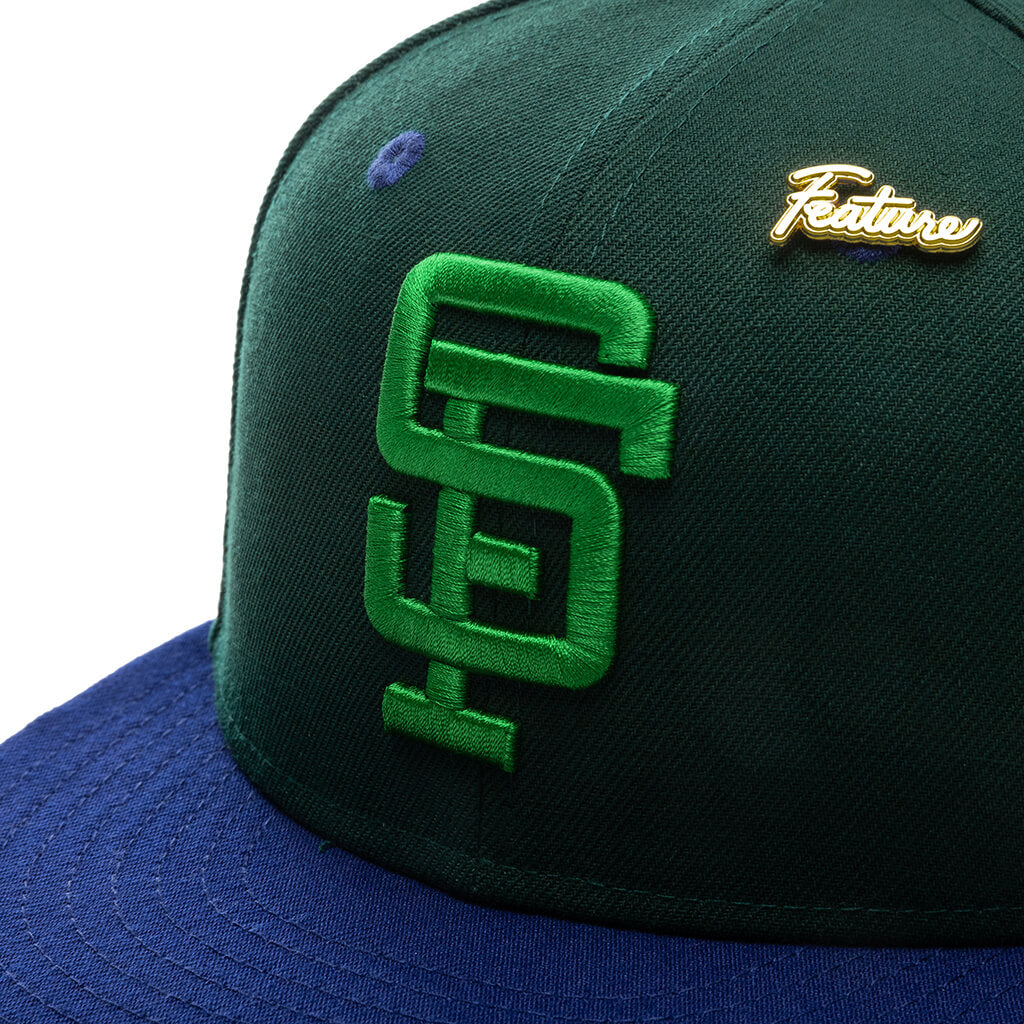"Timepiece" San Francisco Giants Fitted - Green/Royal
