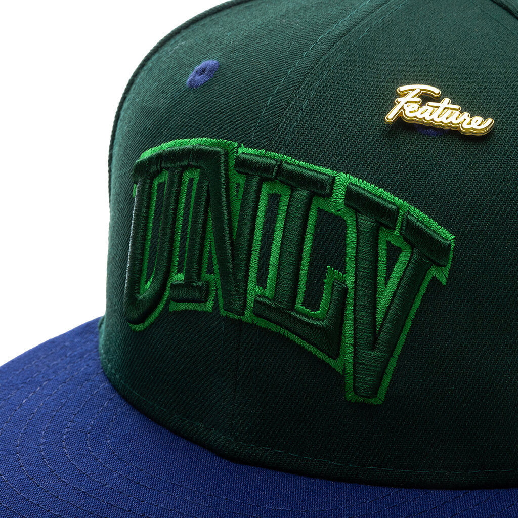 "Timepiece" UNLV Rebels Fitted - Green/Royal