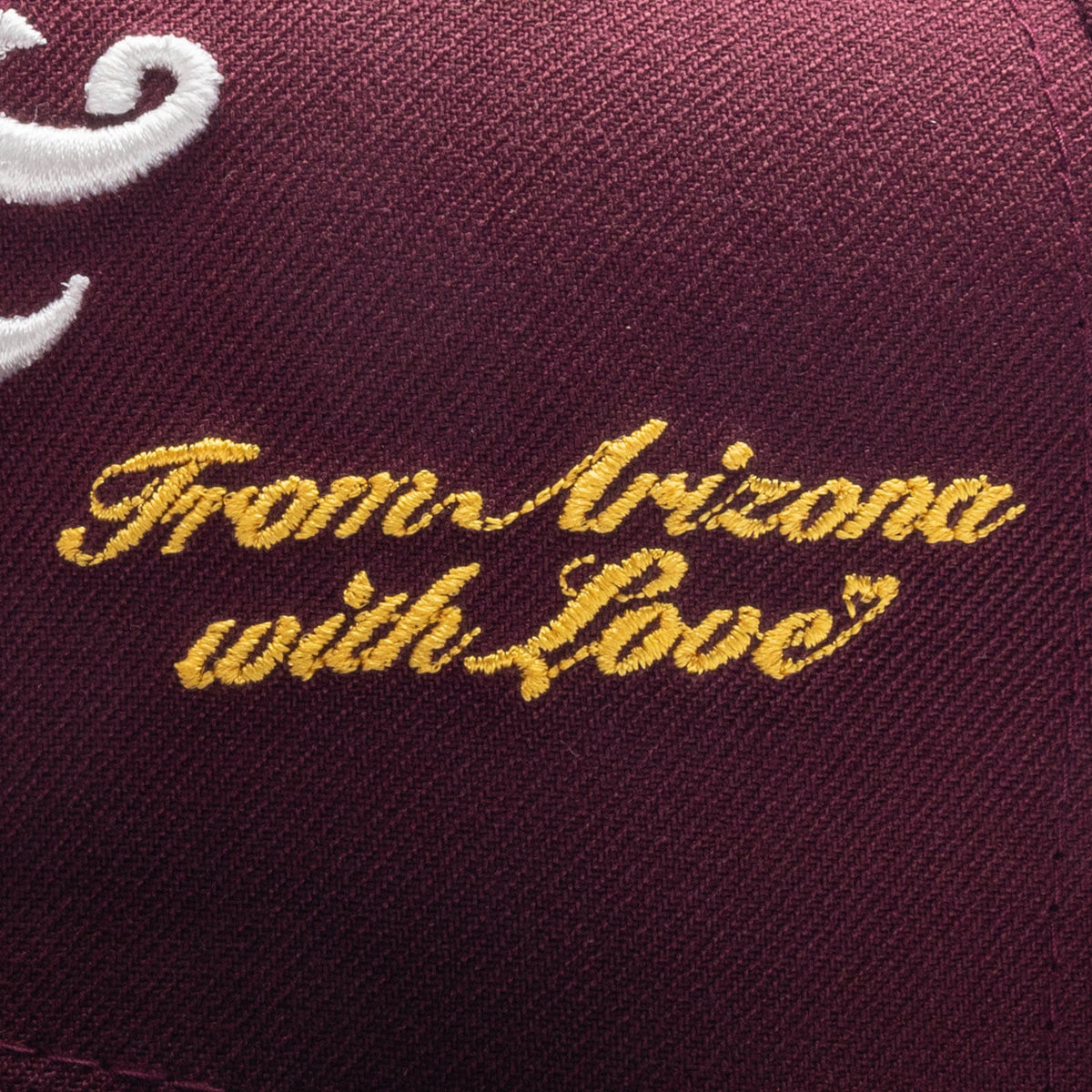 AZ 59FIFTY Fitted - Maroon/Black