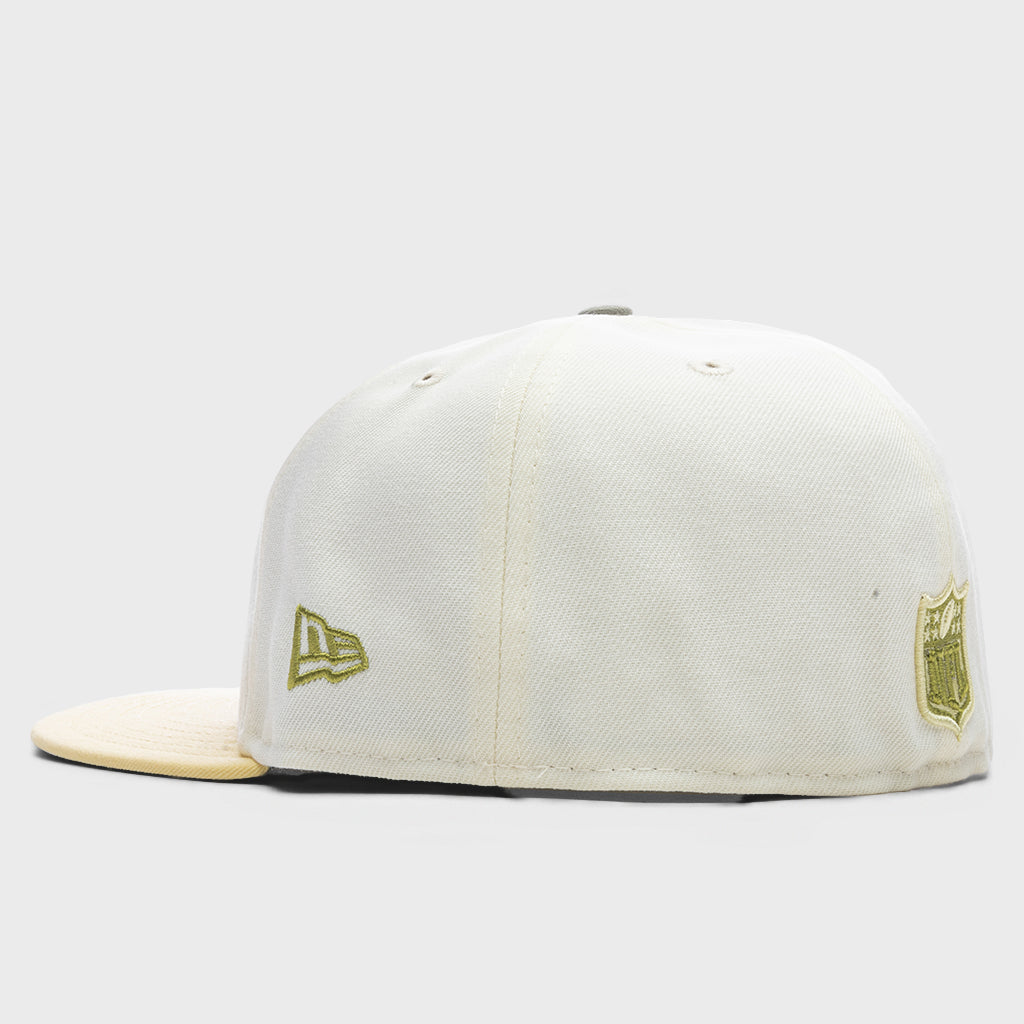 59FIFTY Fitted Las Vegas Raiders - Chrome White/Soft Yellow