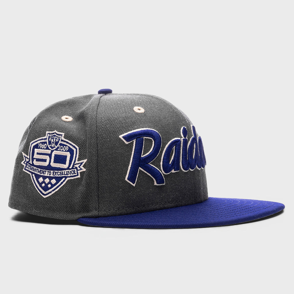 59FIFTY Fitted Las Vegas Raiders - Heather Graphite/Dark Royal