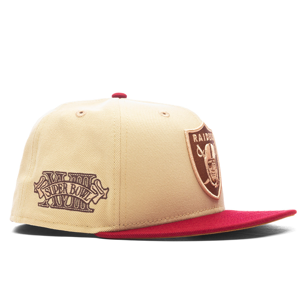 59FIFTY Fitted Las Vegas Raiders - Vegas Gold/Brick Red