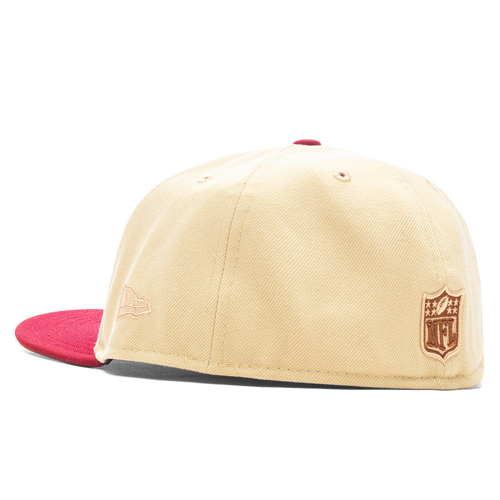 59FIFTY Fitted Las Vegas Raiders - Vegas Gold/Brick Red