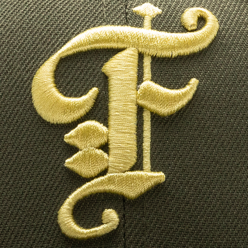 59FIFTY Fitted Old English F Calabasas - New Olive/Vegas Gold