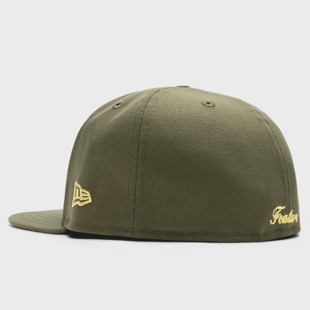 59FIFTY Fitted Old English F Calabasas - New Olive/Vegas Gold