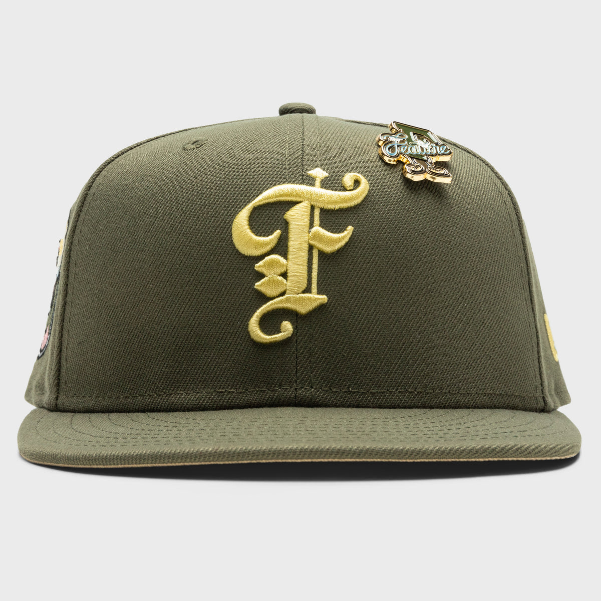 59FIFTY Fitted Old English F Calabasas - New Olive/Vegas Gold