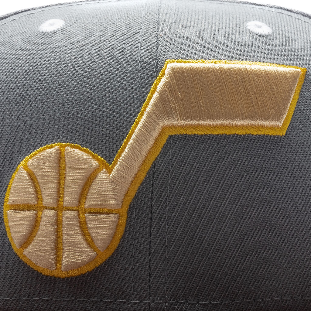 Fossils Everywhere 59FIFTY Fitted - Utah Jazz