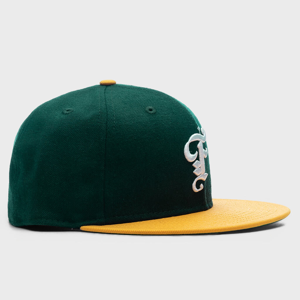 59FIFTY Fitted Wool - Dark Green/Yellow