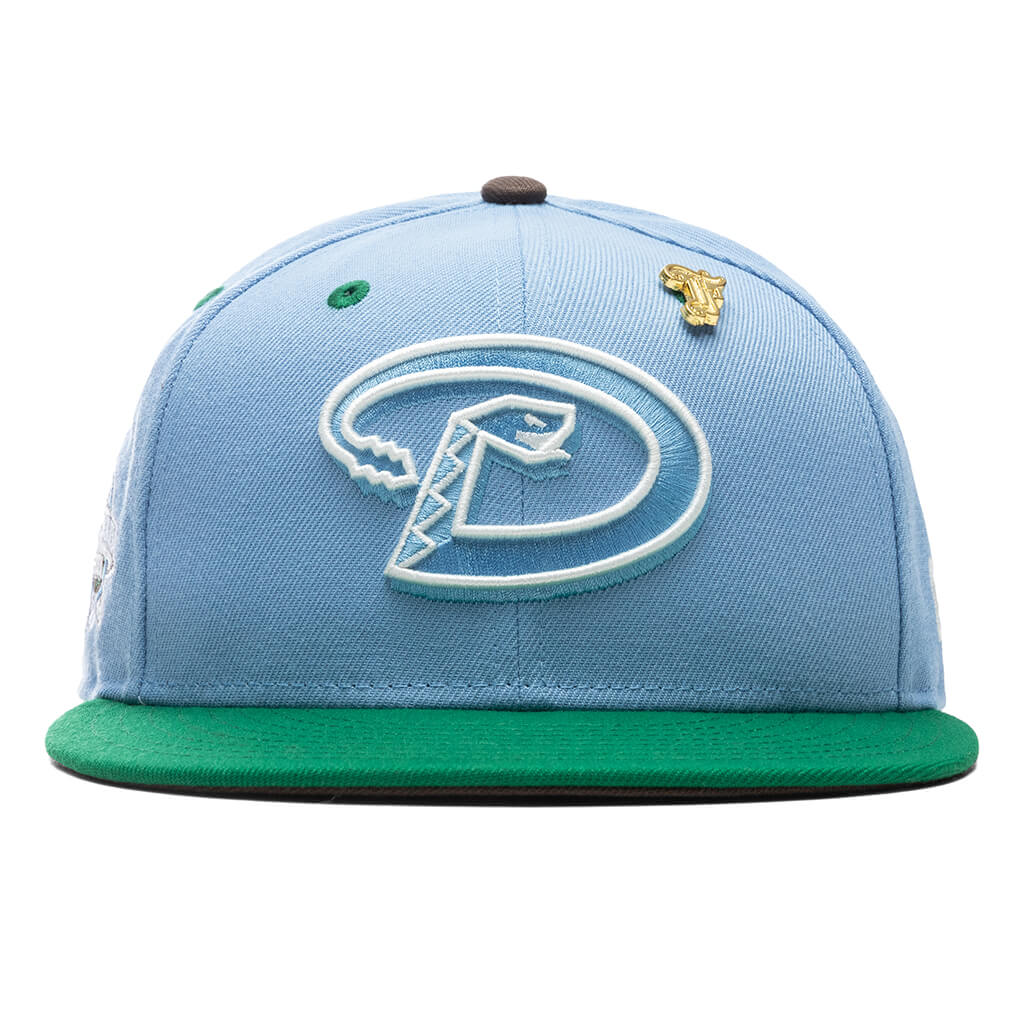 "Earth" Arizona Diamondbacks Fitted - Birdseye Blue/Kelly Green
