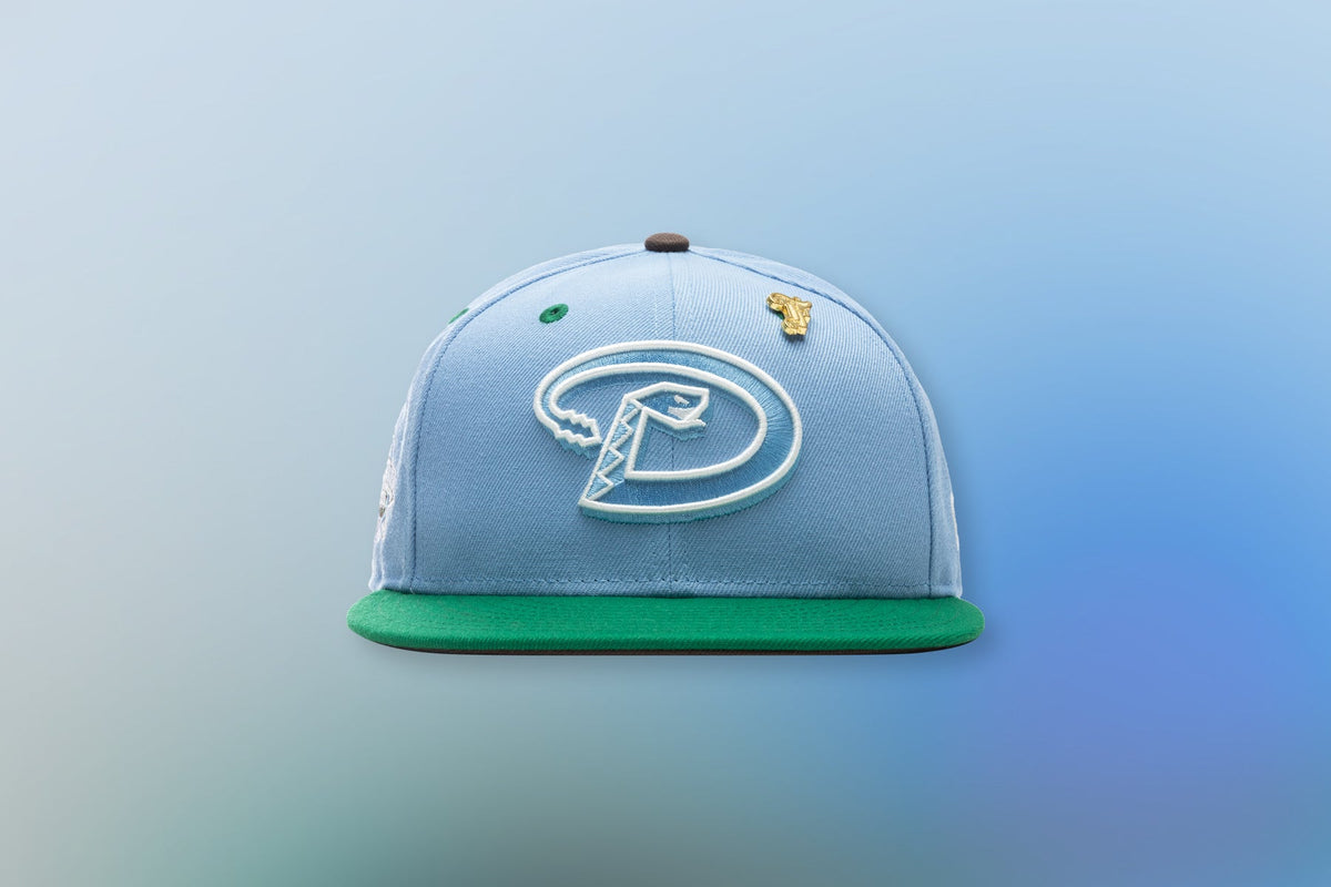 "Earth" Arizona Diamondbacks Fitted - Birdseye Blue/Kelly Green