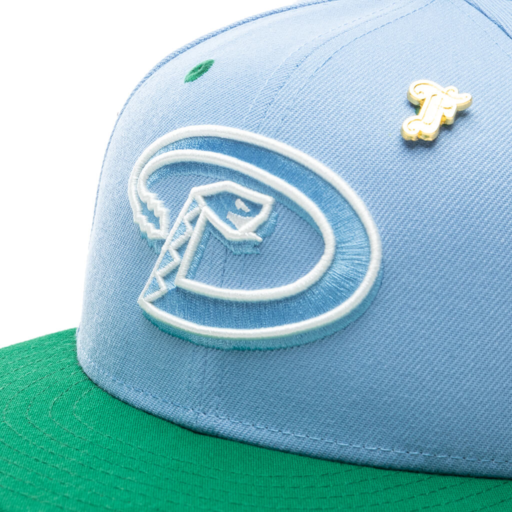 "Earth" Arizona Diamondbacks Fitted - Birdseye Blue/Kelly Green