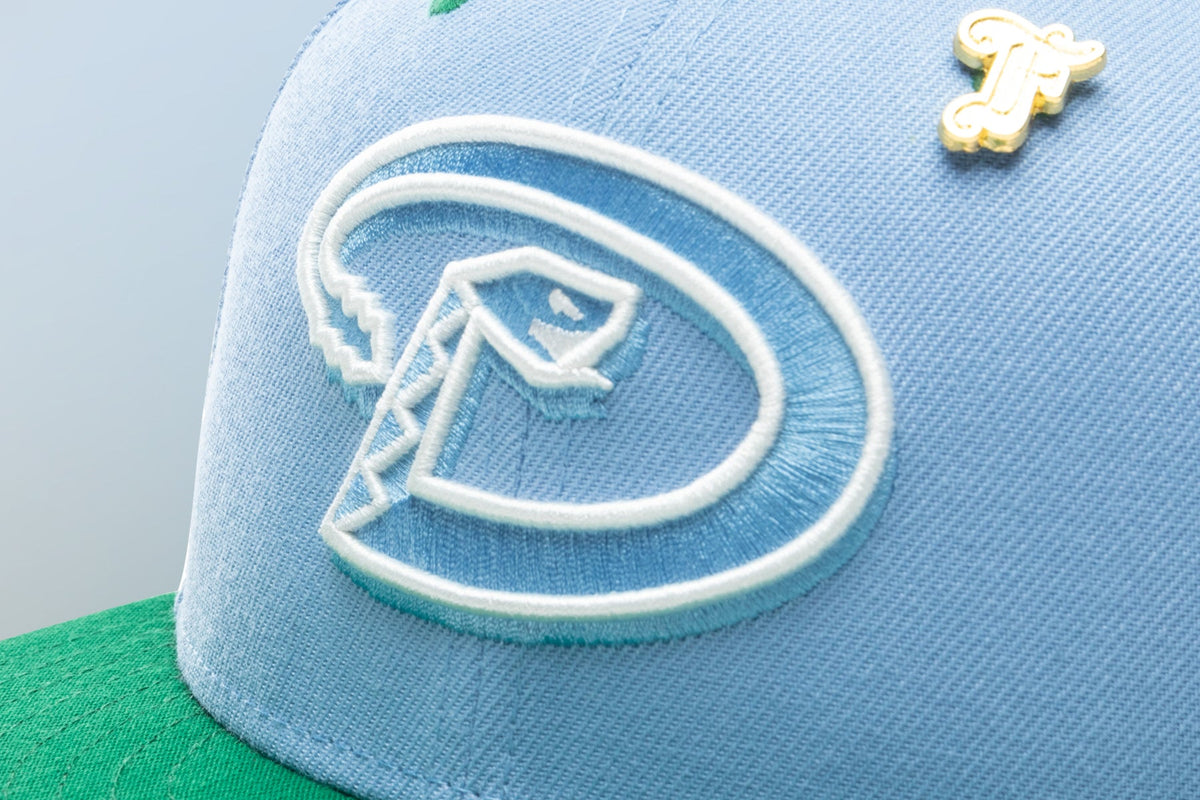 "Earth" Arizona Diamondbacks Fitted - Birdseye Blue/Kelly Green