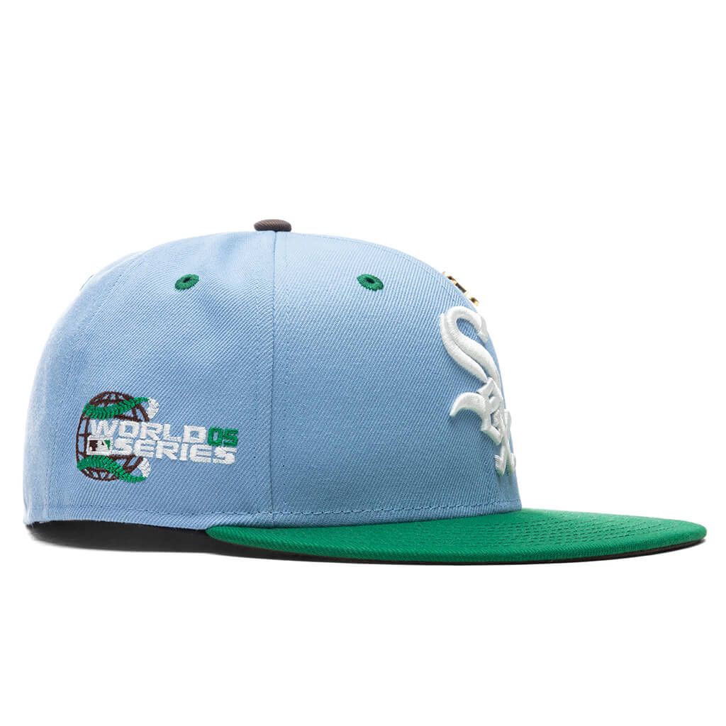 "Earth" Chicago White Sox Fitted - Birdseye Blue/Kelly Green