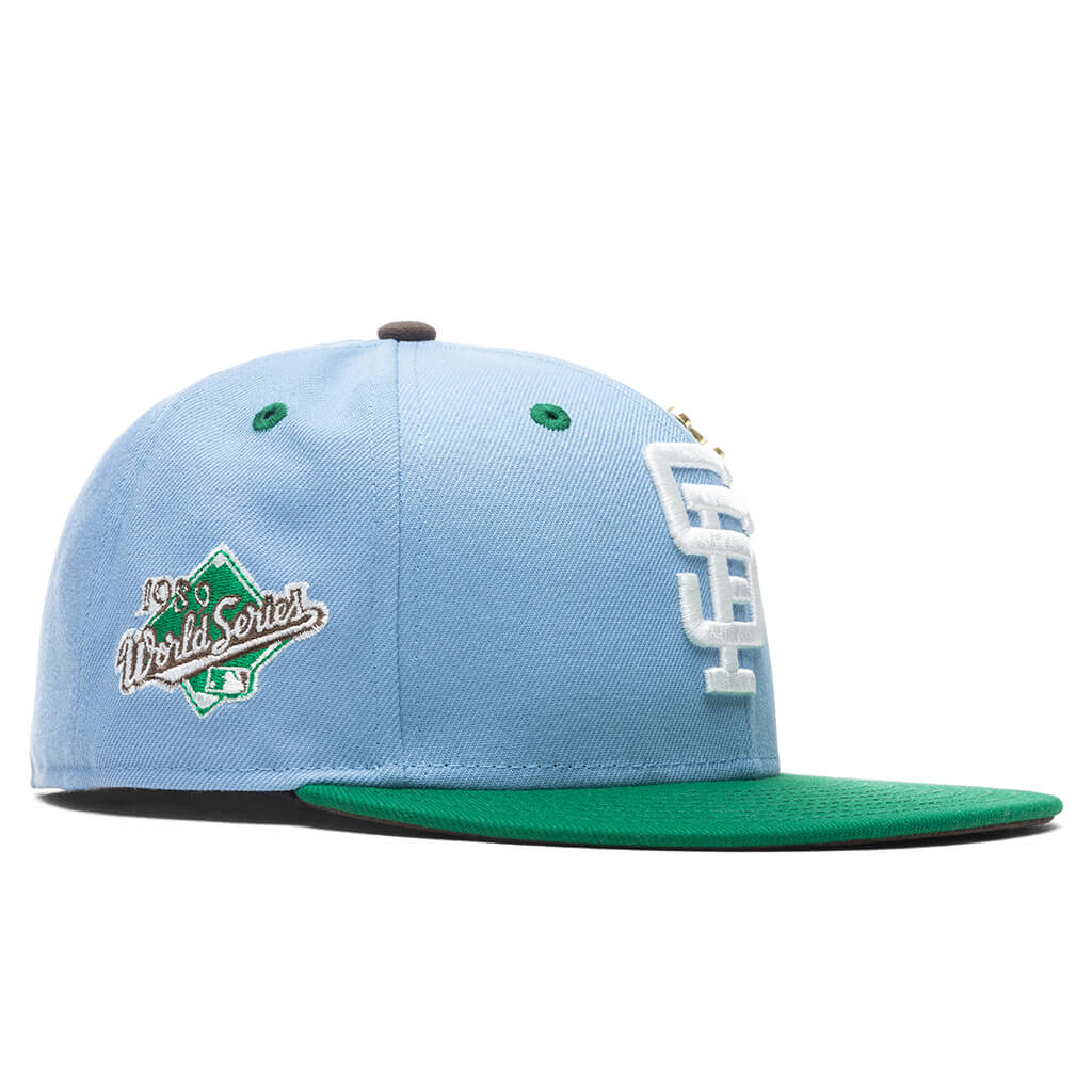 "Earth" San Francisco Giants Fitted - Birdseye Blue/Kelly Green