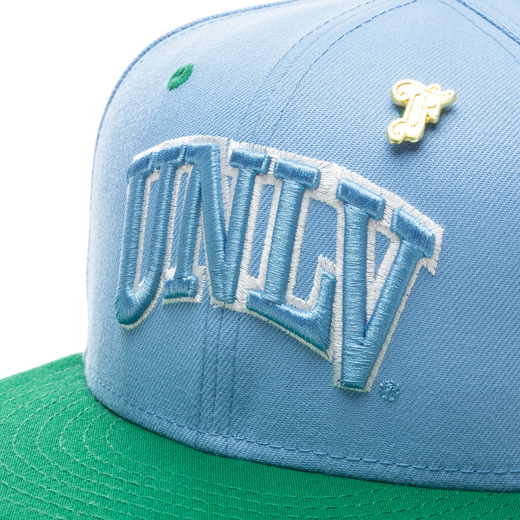 "Earth" 59FIFTY UNLV Rebels - Birdseye Blue/Kelly Green